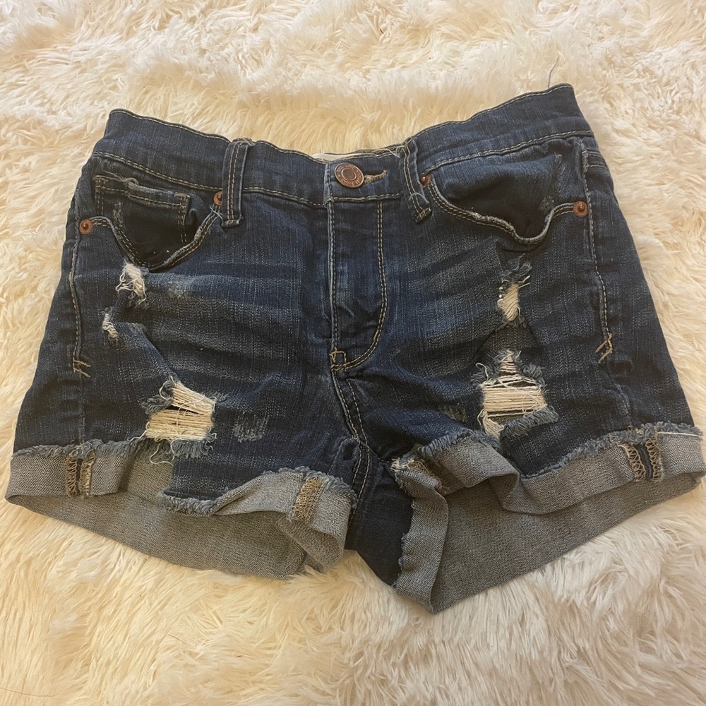 Mudd Mid-rise jean shorts